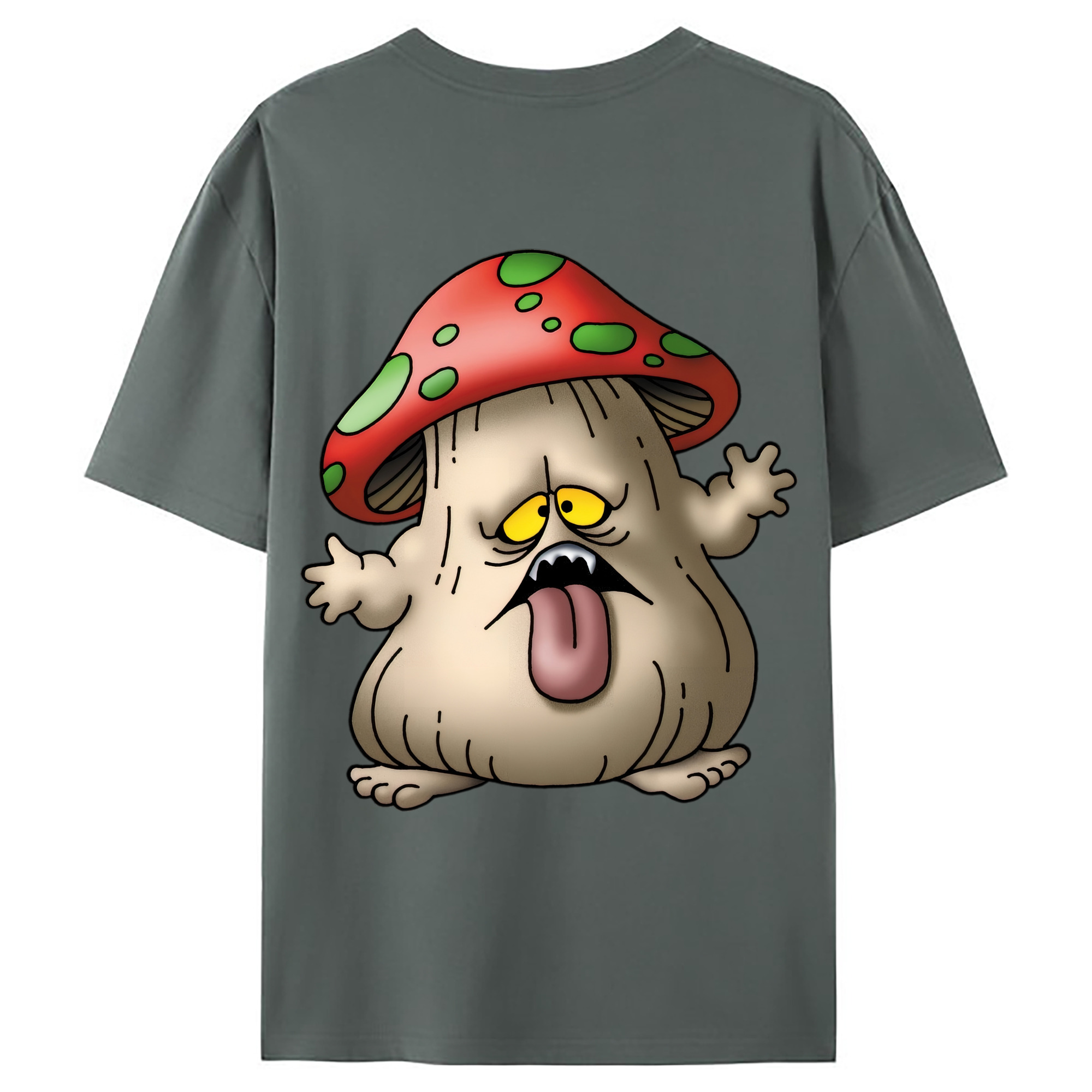 （画像用） ドラゴンクエスト Doragon Kuesuto Dragon Quest 綿100％ メンズ半袖Tシャツ（バックプリント） 通気性